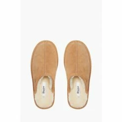 Dune London Fir Warm Lined Brown Mule Slippers -Dune London Sales unnamed file 5351