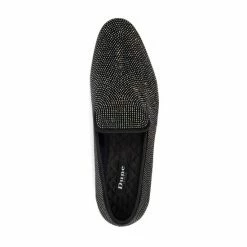 Dune London Stryker Hot Fix Black Slippers -Dune London Sales unnamed file 5357