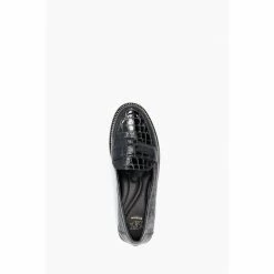 Dune London Gissele Diamante Welt Black Loafers -Dune London Sales unnamed file 536