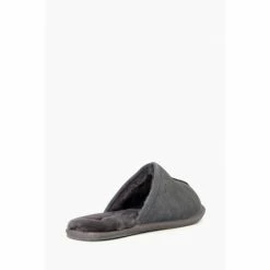 Dune London Grey Forssee Sheepskin Mule Slippers -Dune London Sales unnamed file 5367