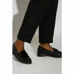 Dune London Gissele Diamante Welt Black Loafers -Dune London Sales unnamed file 537