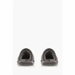 Dune London Grey Fir Warm Lined Mule Slippers -Dune London Sales unnamed file 5372
