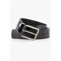 Dune London Ornwell Black Buckle Belt