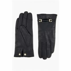 Dune London Black Idolized Snaffle Trim Gloves -Dune London Sales unnamed file 5384