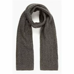 Dune London Grey Ottto Cable Knit Scarf -Dune London Sales unnamed file 5390