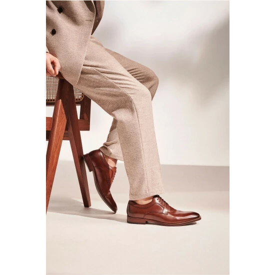 Dune London Brown Sparrows Smart Gibson Shoes 3 Dune London Brown Sparrows Smart Gibson Shoes