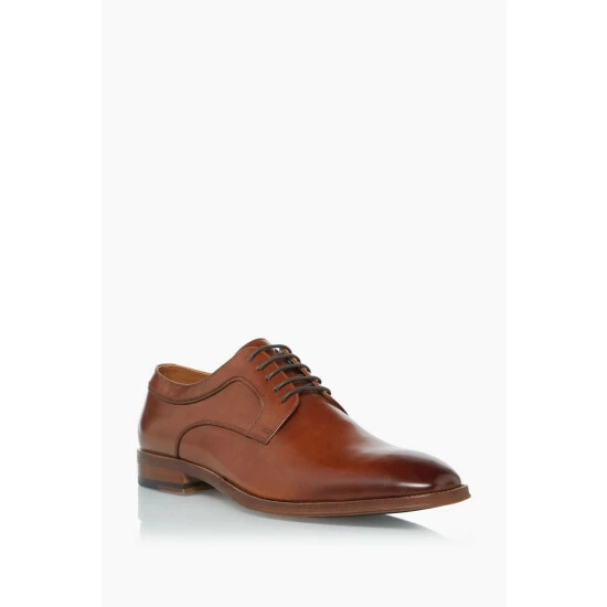 Dune London Brown Sparrows Smart Gibson Shoes 6 Dune London Brown Sparrows Smart Gibson Shoes - Image 4