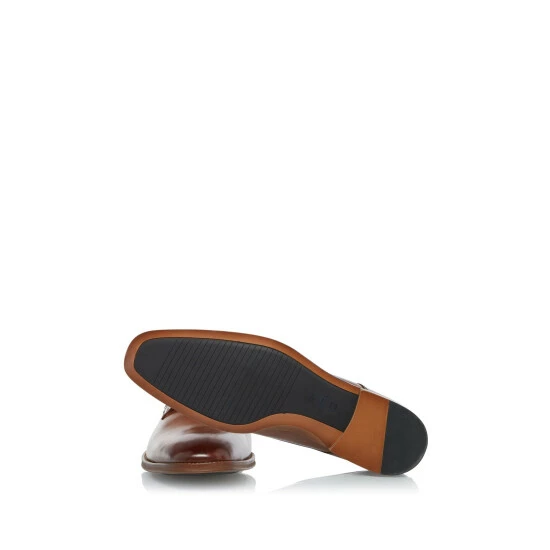 Dune London Brown Sparrows Smart Gibson Shoes 9 Dune London Brown Sparrows Smart Gibson Shoes - Image 7