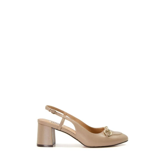 Dune London Natural Cassie Snaffle Trim Sling Backs Shoes 3 Dune London Natural Cassie Snaffle Trim Sling Backs Shoes