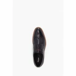 Dune London Black Superior Leather Wingtip Brogue Shoes -Dune London Sales unnamed file 575