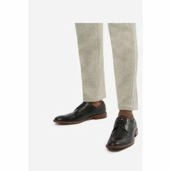 Dune London Black Superior Leather Wingtip Brogue Shoes -Dune London Sales unnamed file 576