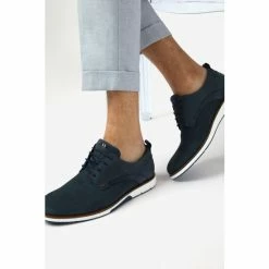 Dune London Blue Wf Balad Perforated Wedge Casual Shoes -Dune London Sales unnamed file 59