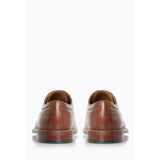 Dune London Brown Superior Leather Wingtip Brogue Shoes 7 Dune London Brown Superior Leather Wingtip Brogue Shoes - Image 5