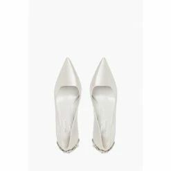 Dune London White Bluebell Embellished Court Shoes -Dune London Sales unnamed file 610