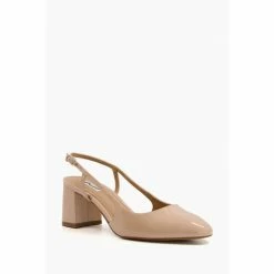 Alternative view of Dune London Natural Coaste Block Heel Sling Shoes