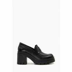 Dune London Grounded Block Heel Penny Black Loafers 11 Dune London Grounded Block Heel Penny Black Loafers -Dune London Sales unnamed file 639