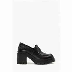 Dune London Grounded Block Heel Penny Black Loafers 15 Dune London Grounded Block Heel Penny Black Loafers -Dune London Sales unnamed file 643