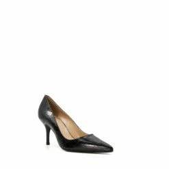 Dune London Black Bold Mid Heel Point Court Shoes -Dune London Sales unnamed file 646