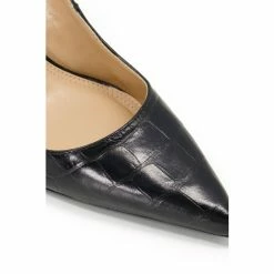 Dune London Black Bold Mid Heel Point Court Shoes -Dune London Sales unnamed file 648