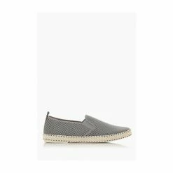 Dune London Grey Fin Mesh Espadrille Shoes -Dune London Sales unnamed file 660