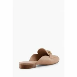 Alternative view of Dune London Brown Glowin Backless Snaffle Trim Shoes