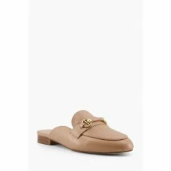 Dune London Brown Glowin Backless Snaffle Trim Shoes -Dune London Sales unnamed file 663