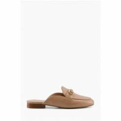 Dune London Brown Glowin Backless Snaffle Trim Shoes -Dune London Sales unnamed file 665