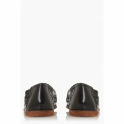 Dune London Black Brighton Rock Woven Moccasins -Dune London Sales unnamed file 668