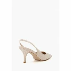 Alternative view of Dune London Natural Century Weave Texture Sling-Back Sandals