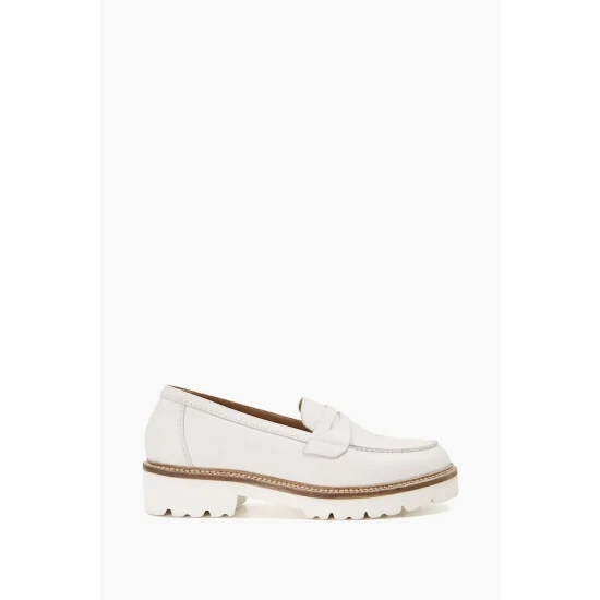 Dune London Granola Lightweight Cleated White Shoes 3 Dune London Granola Lightweight Cleated White Shoes