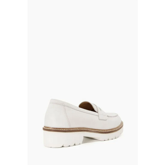 Dune London Granola Lightweight Cleated White Shoes 5 Dune London Granola Lightweight Cleated White Shoes - Image 3