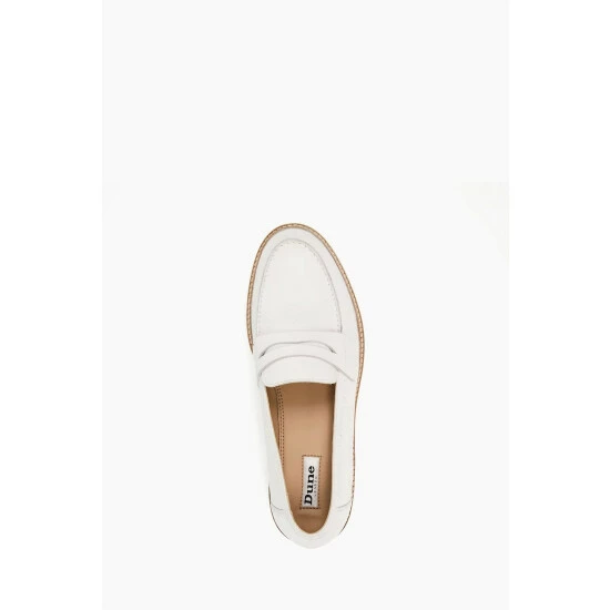 Dune London Granola Lightweight Cleated White Shoes 6 Dune London Granola Lightweight Cleated White Shoes - Image 4