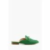 Dune London Green Glowin Snaffle Trim Backless Loafers -Dune London Sales unnamed file 695