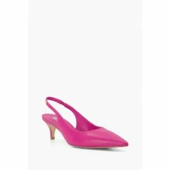Alternative view of Dune London Pink Capitol Kitten Slingback Shoes