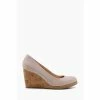 Dune London Gold Tone Metallic Annibell Wedge Heel Court Shoes -Dune London Sales unnamed file 714