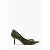 Dune London Green Brioni Two Pointed Toe High Stiletto Heel Court Shoes -Dune London Sales unnamed file 720
