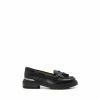 Dune London Girls Leather Fringe And Tassel Trimmed Black Loafers -Dune London Sales unnamed file 726
