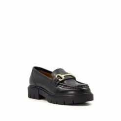 Alternative view of Dune London Girls Leather Chunky Snaffle Bar Loafers