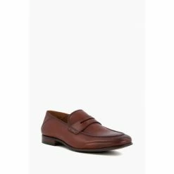 Dune London Tan Sync Crush Back Soft Penny Loafers -Dune London Sales unnamed file 759