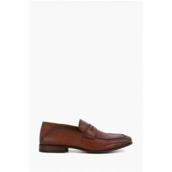 Dune London Tan Sync Crush Back Soft Penny Loafers -Dune London Sales unnamed file 763