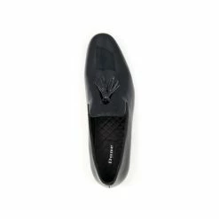 Dune London Seeds Patent Tassel Black Slippers -Dune London Sales unnamed file 767