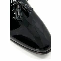 Dune London Seeds Patent Tassel Black Slippers -Dune London Sales unnamed file 768