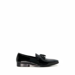 Dune London Seeds Patent Tassel Black Slippers -Dune London Sales unnamed file 769