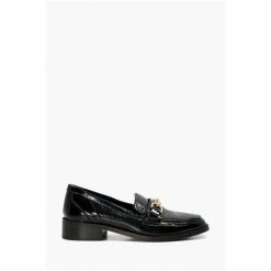 Dune London Greenfield Square Toe Heeled Loafers -Dune London Sales unnamed file 783