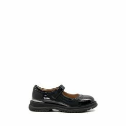 Dune London Girls Patent Chunky Sole Mary Jane Brogue Black Shoes -Dune London Sales unnamed file 796