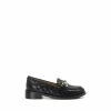 Dune London Girls Quilted Leather Snaffle Black Trim Loafers -Dune London Sales unnamed file 803