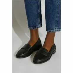 Dune London Gissele Diamante Welt Black Loafers -Dune London Sales unnamed file 814