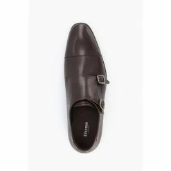 Dune London Brown Schemer Double Monk Toecap Shoes -Dune London Sales unnamed file 832
