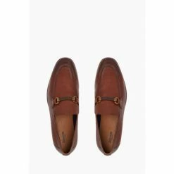 Dune London Brown Santino Woven Trim Loafers -Dune London Sales unnamed file 840