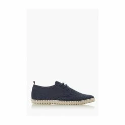 Dune London Blue Flash Mesh Lace-Up Espadrilles -Dune London Sales unnamed file 869